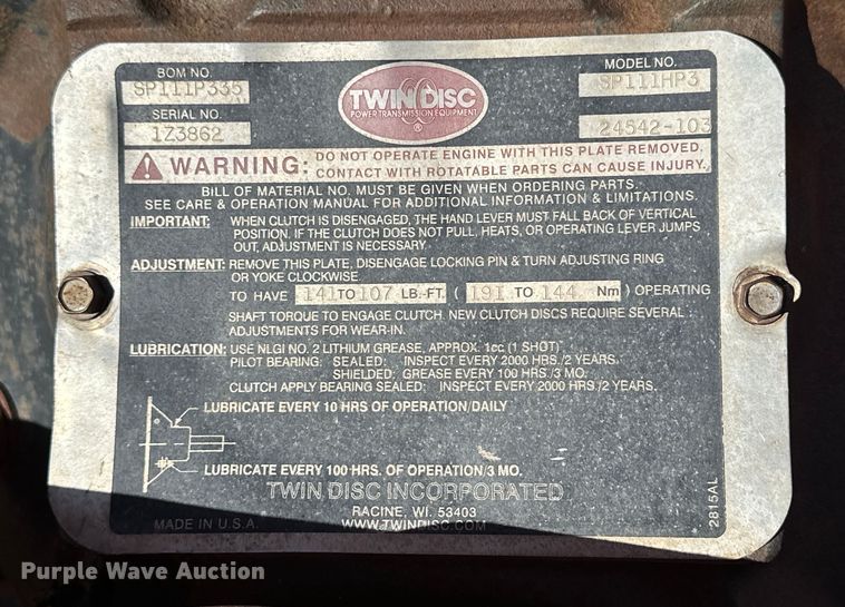 image for item NJ9410 2008 Morbark Twister wood chipper