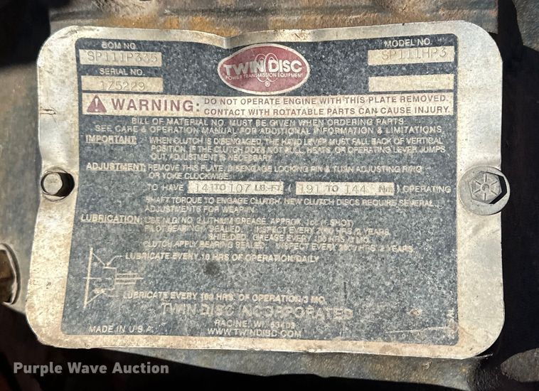 image for item NJ9412 2008 Morbark Twister wood chipper