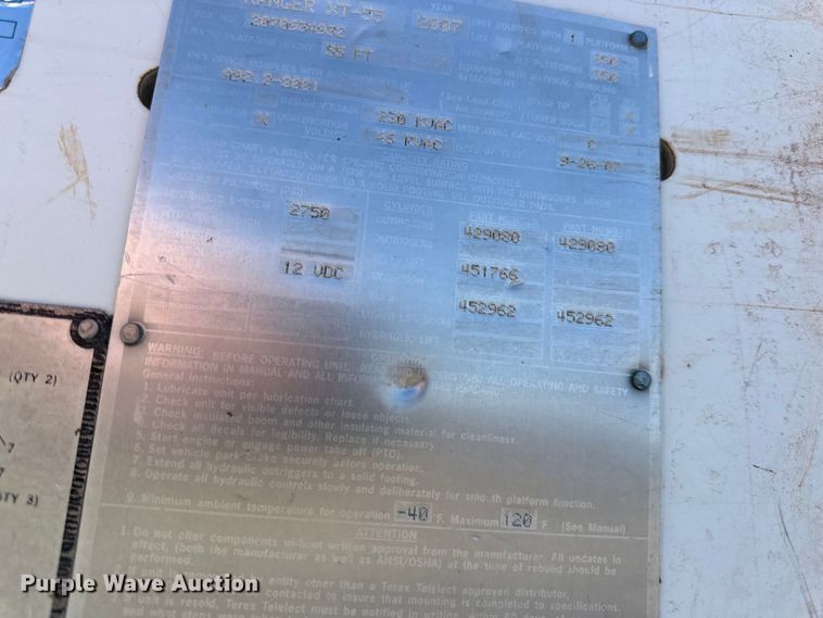 image for item NJ9414 2008 International  4300 forestry bucket truck