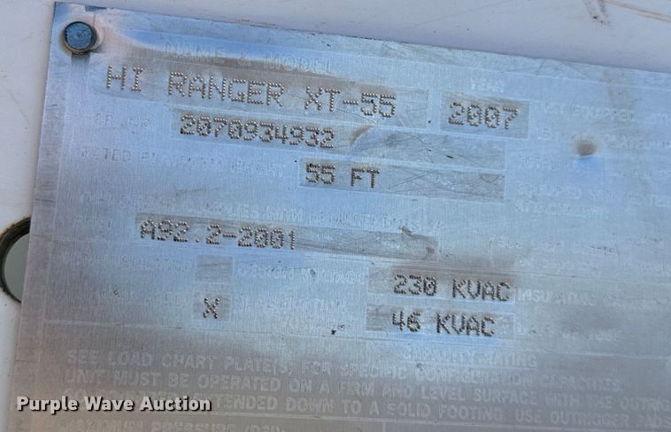 image for item NJ9414 2008 International  4300 forestry bucket truck