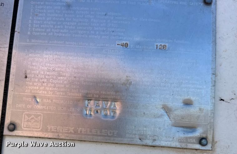 image for item NJ9415 2008 International  4300 forestry bucket truck