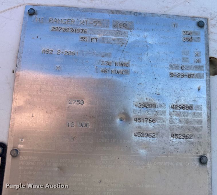 image for item NJ9415 2008 International  4300 forestry bucket truck