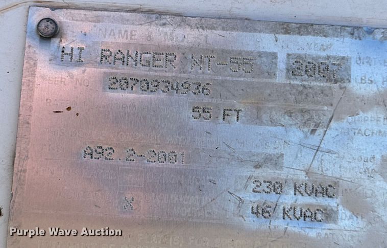 image for item NJ9415 2008 International  4300 forestry bucket truck