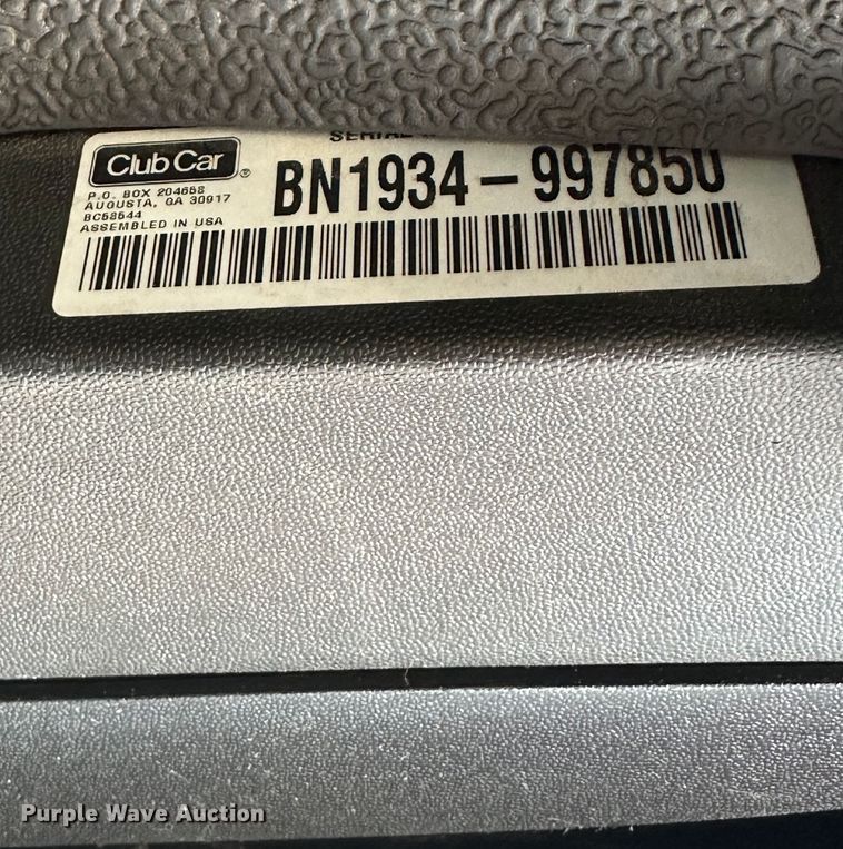 image for item NJ9483 Club Car Tempo golf cart