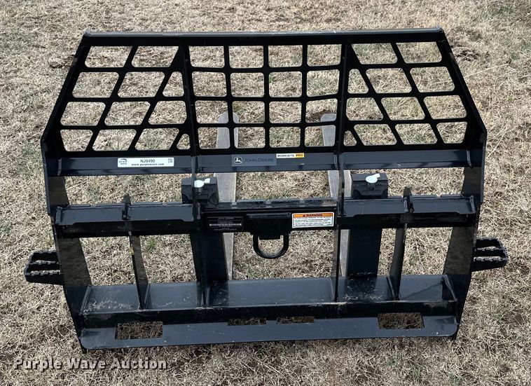 image for item NJ9490 John Deere AT492257 skid steer forks