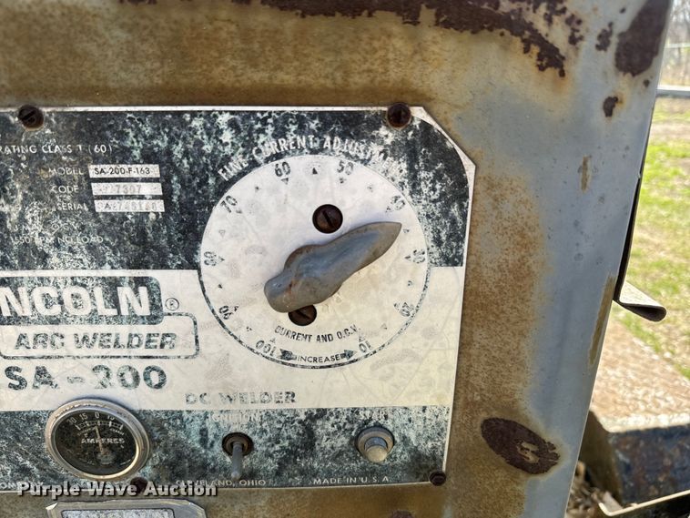 image for item NS9508 Lincon SA-200 welder/generator
