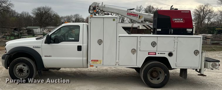 image for item NS9539 2006 Ford F550 Super Duty XL utility / service truck