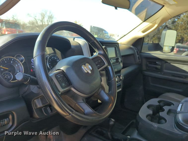 image for item NZ9332 2020 Dodge Ram 5500HD Crew Cab flatbed truck