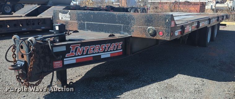 image for item NZ9384 2012 Interstate 40TDL tilt deck equipment trailer