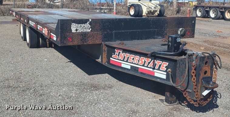 image for item NZ9384 2012 Interstate 40TDL tilt deck equipment trailer