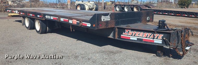image for item NZ9384 2012 Interstate 40TDL tilt deck equipment trailer