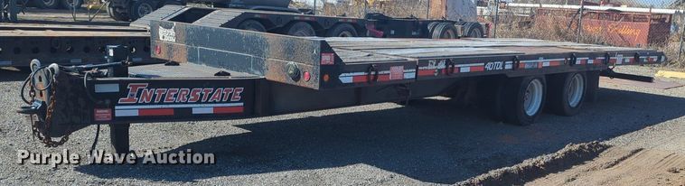 image for item NZ9384 2012 Interstate 40TDL tilt deck equipment trailer