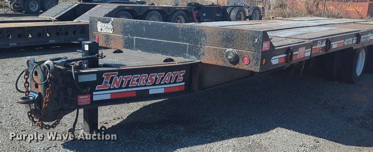 image for item NZ9384 2012 Interstate 40TDL tilt deck equipment trailer