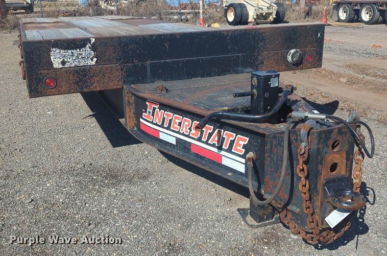 image for item NZ9384 2012 Interstate 40TDL tilt deck equipment trailer