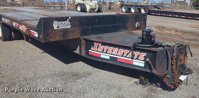 image for item NZ9384 2012 Interstate 40TDL tilt deck equipment trailer