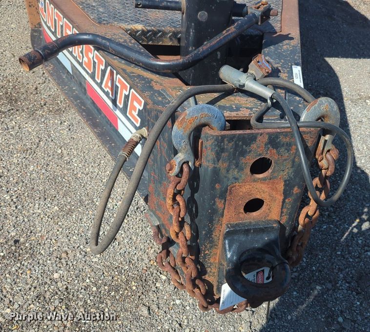 image for item NZ9384 2012 Interstate 40TDL tilt deck equipment trailer