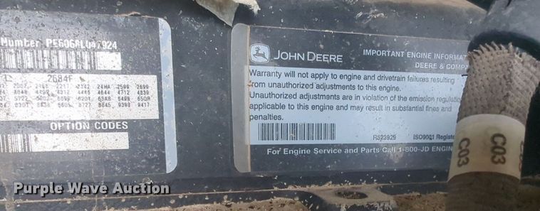 image for item NZ9404 2008 Doosan 400 air compressor