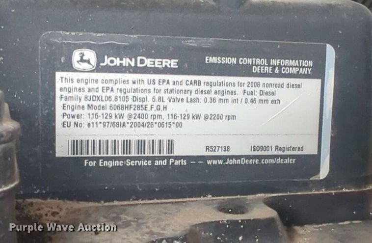 image for item NZ9404 2008 Doosan 400 air compressor