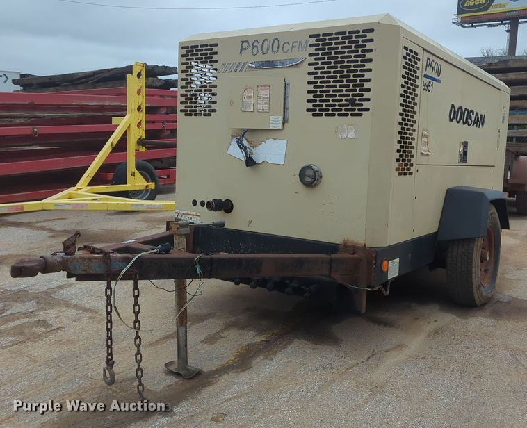 image for item NZ9405 2013 Doosan P600 air compressor