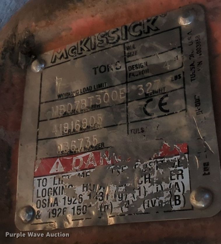 image for item NZ9422 Crane attachments