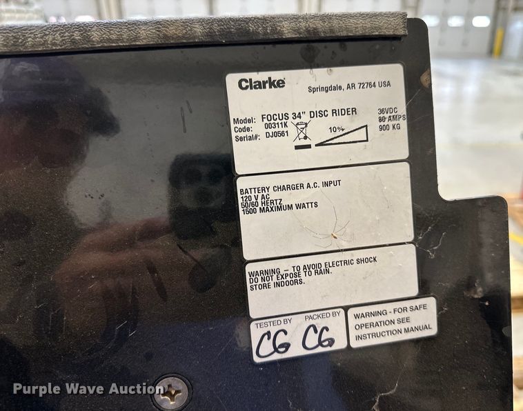 image for item OA9639 Clarke Focus floor sweeper