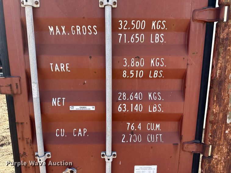 image for item OA9691 Shipping container 