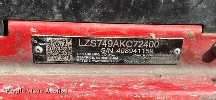 image for item OF9319 Exmark Lazer Z  ZTR lawn mower