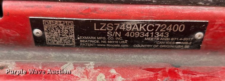 image for item OF9330 (2) Exmark Staris S Series lawn mowers