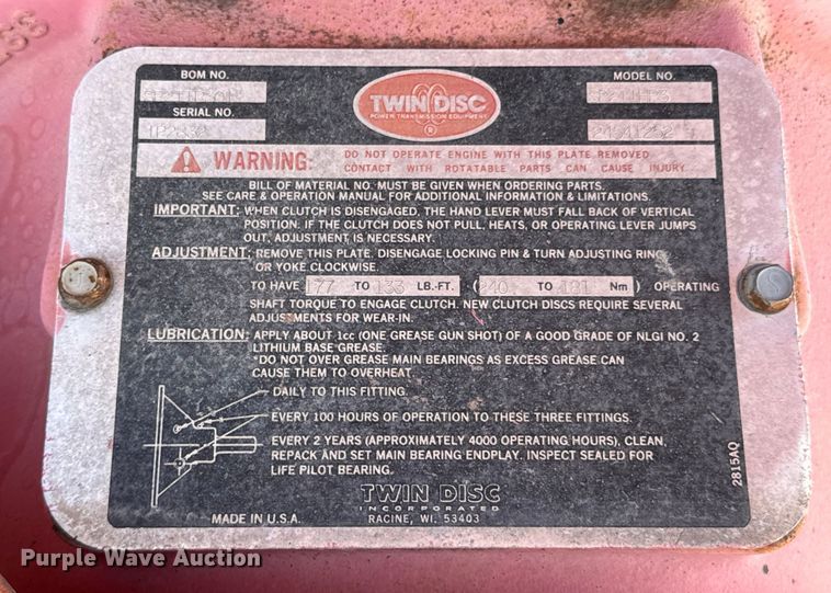 image for item OJ9664 2001 Morbark 2400 wood chipper