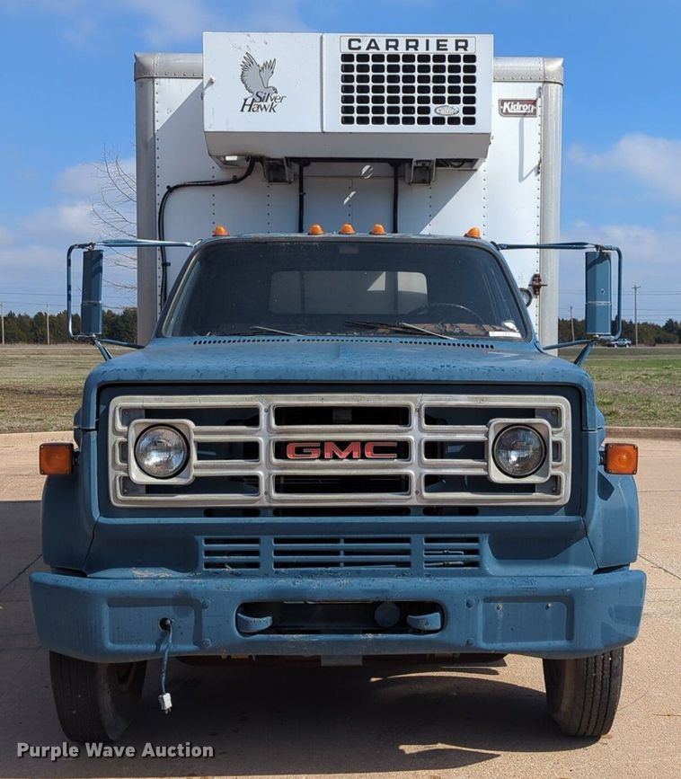 image for item OL9244 1988 GMC C6000 refrigerated truck