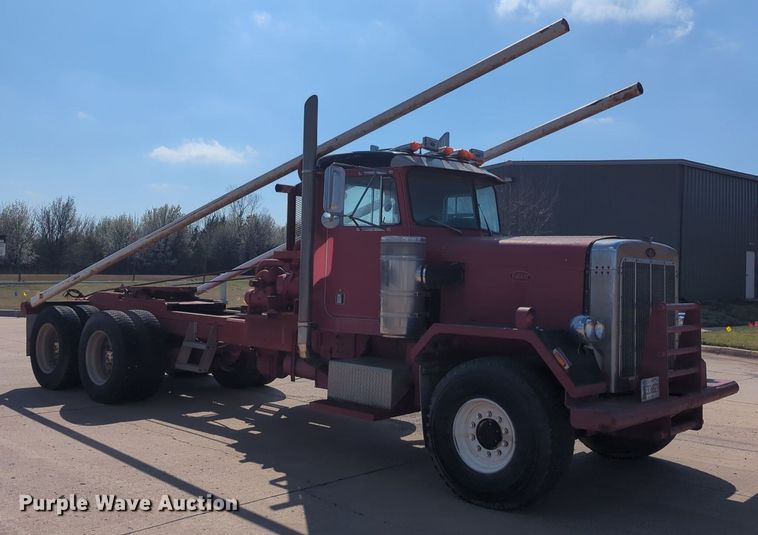 image for item OL9245 1979 Peterbilt 353S23 winch truck