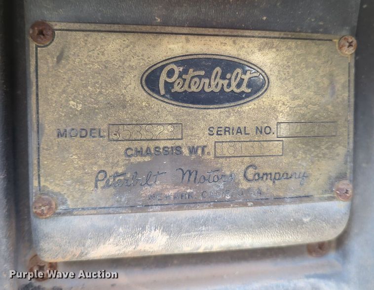 image for item OL9245 1979 Peterbilt 353S23 winch truck