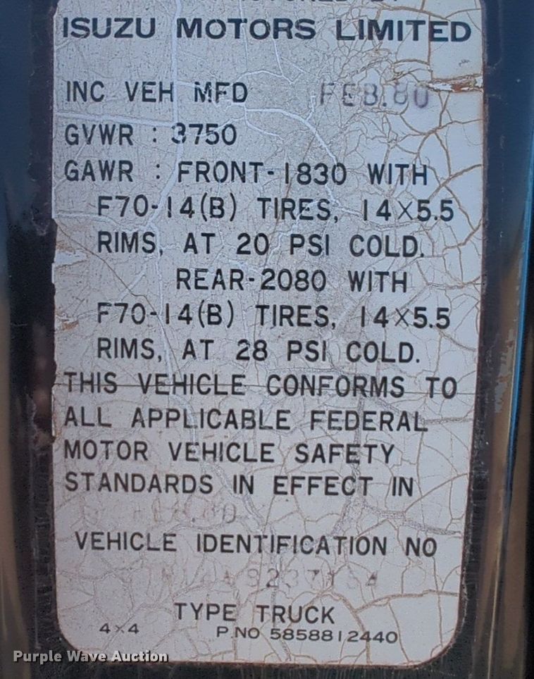 image for item OL9248 1975 Chevrolet LUV pickup truck