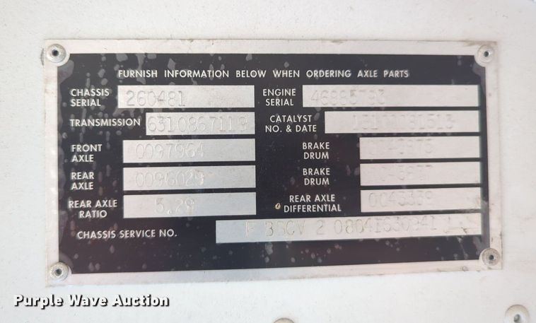 image for item OL9250 2009 Bluebird Vision school bus