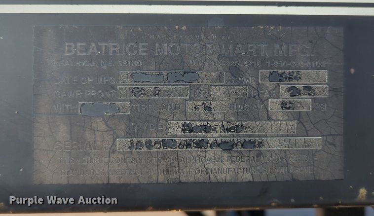 image for item OL9252 2003 Beatrice Motor Mart Easy Haul car carrier