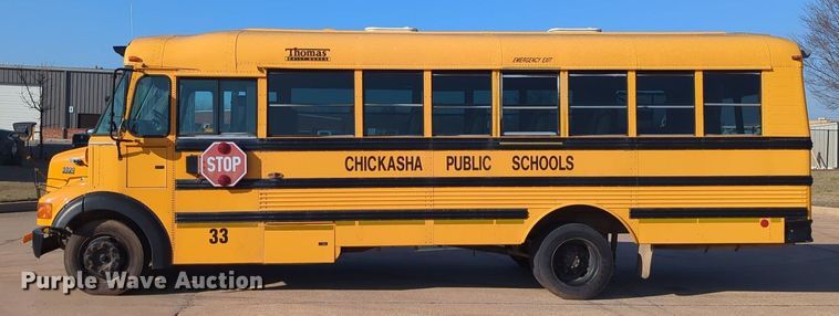 image for item OL9253 1998 International 3600 school bus