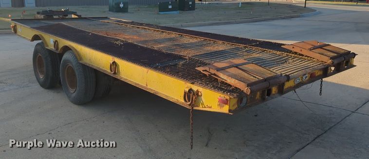 image for item OL9259 1982 Carrier King Tagalong 3200 equipment trailer