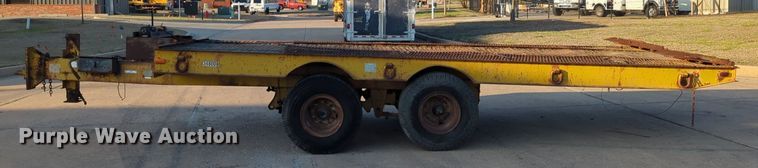image for item OL9259 1982 Carrier King Tagalong 3200 equipment trailer