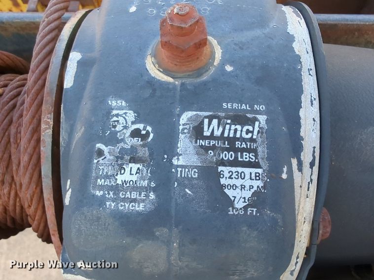 image for item OL9259 1982 Carrier King Tagalong 3200 equipment trailer