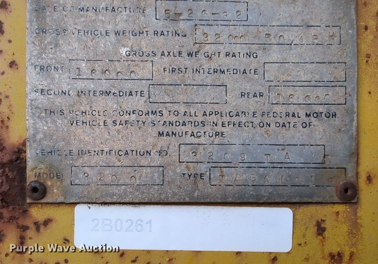 image for item OL9259 1982 Carrier King Tagalong 3200 equipment trailer