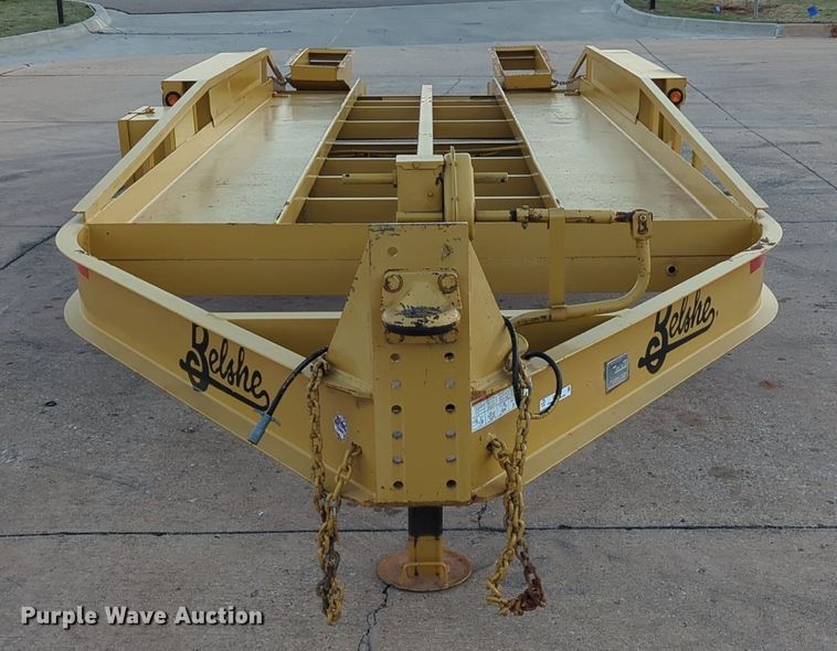 image for item OL9265 2001 Belshe T-18 equipment trailer