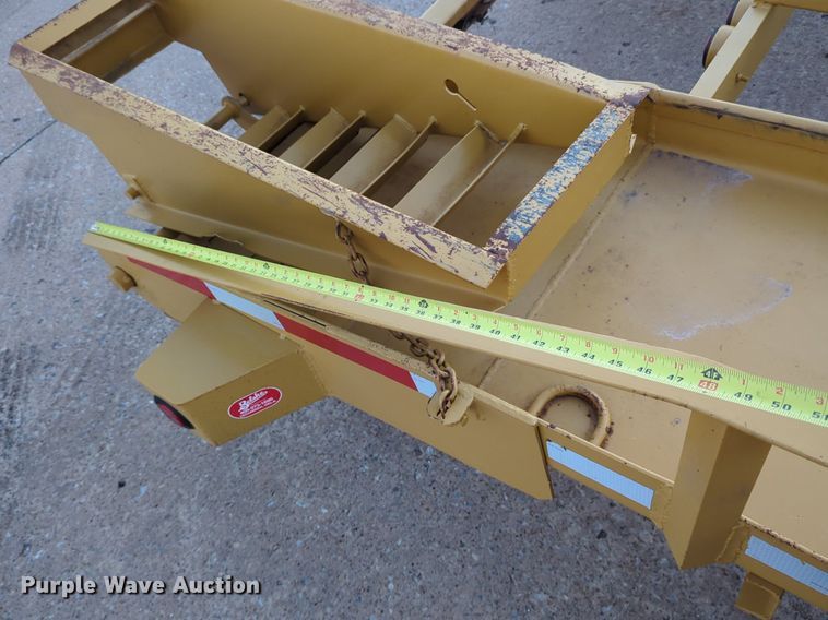 image for item OL9265 2001 Belshe T-18 equipment trailer