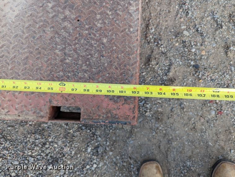 image for item OL9267 Shop built flat bed