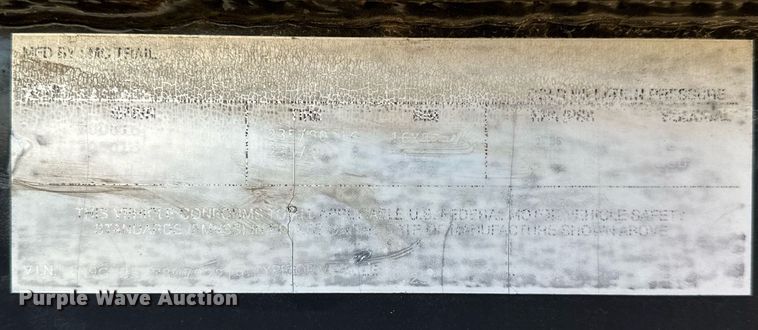 image for item OM9825 2008 MC Trailers  equipment trailer