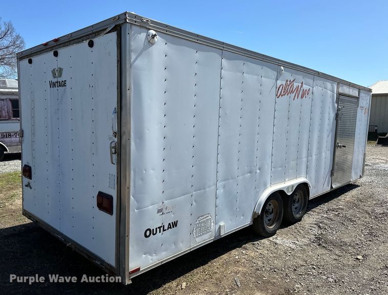 image for item OM9968 Vintage enclosed cargo trailer