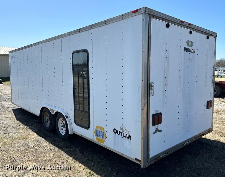image for item OM9968 Vintage enclosed cargo trailer