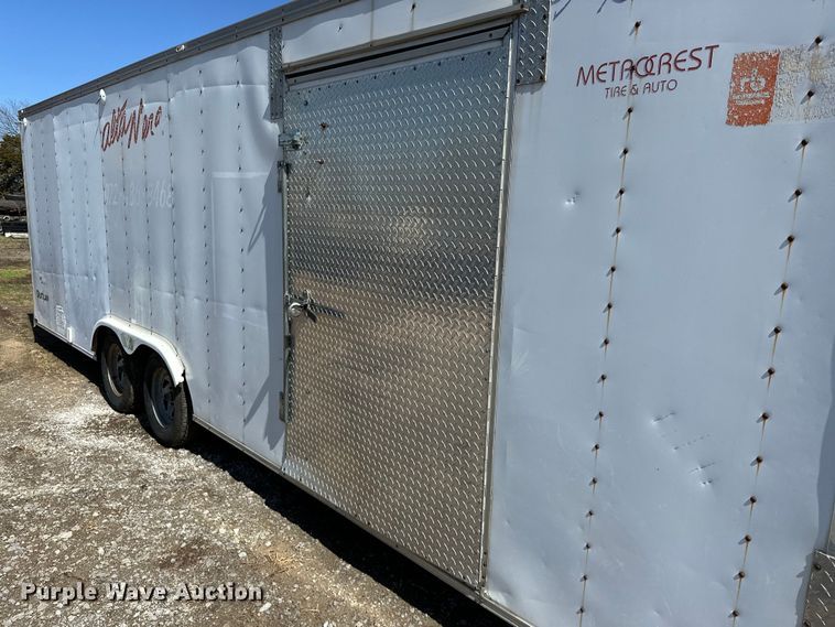 image for item OM9968 Vintage enclosed cargo trailer