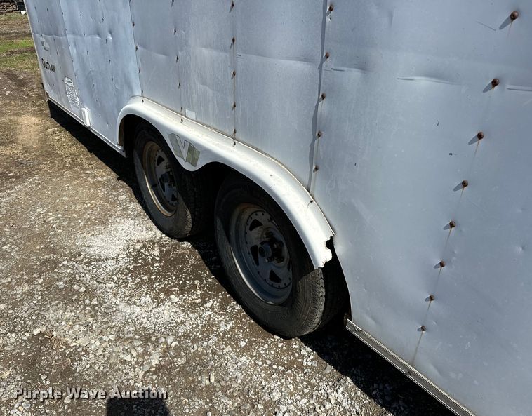 image for item OM9968 Vintage enclosed cargo trailer