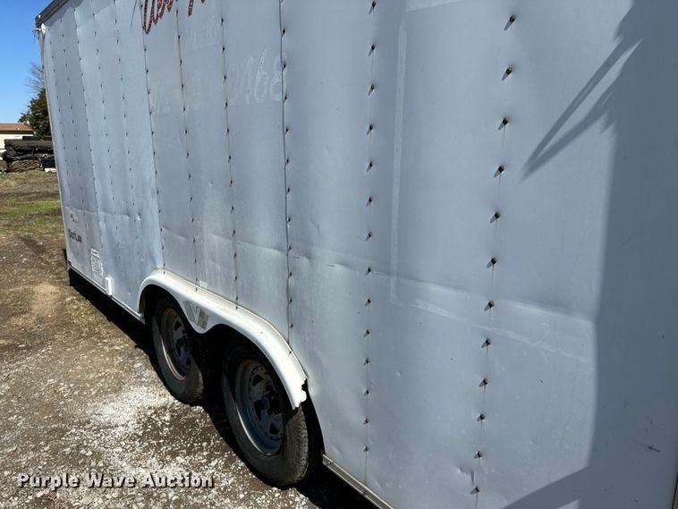 image for item OM9968 Vintage enclosed cargo trailer
