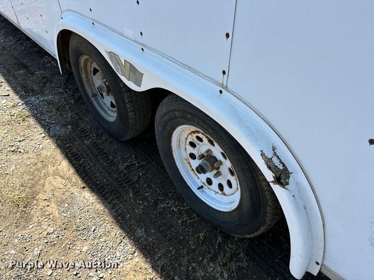 image for item OM9968 Vintage enclosed cargo trailer